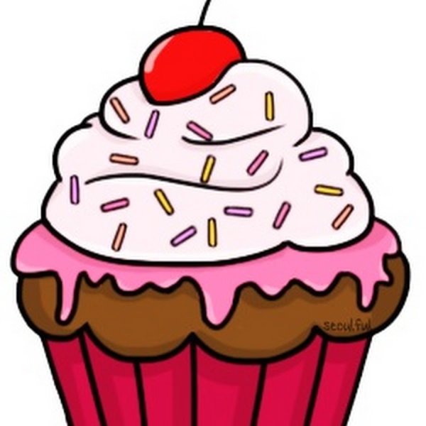 Кекс для срисовки