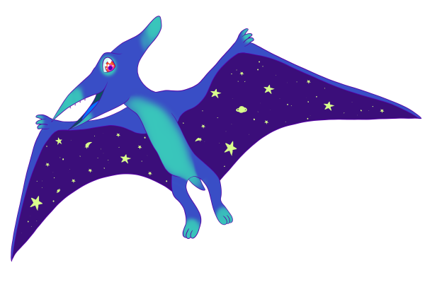 Голубой птеродактиль