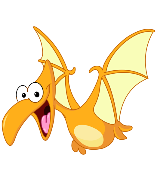 Летающий динозавр из мультика