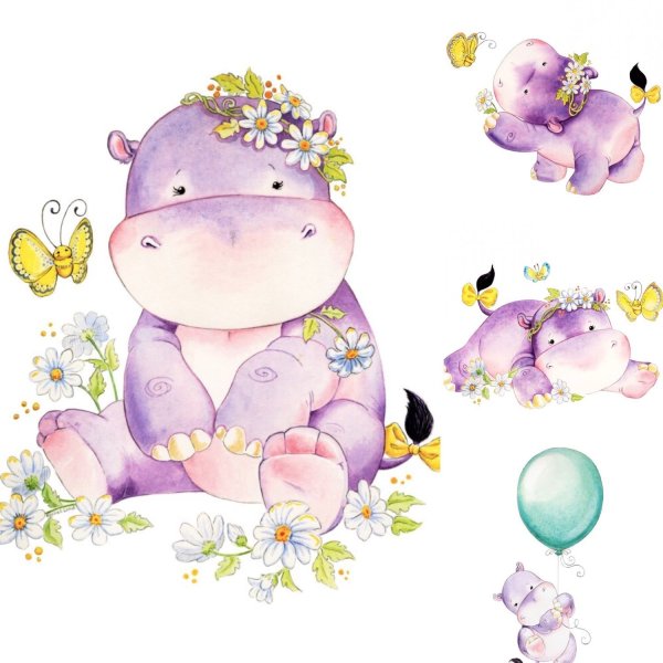 Маленький миленький Бегемотик