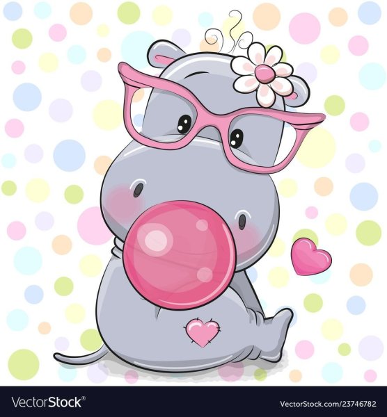 Бегемот мультяшный