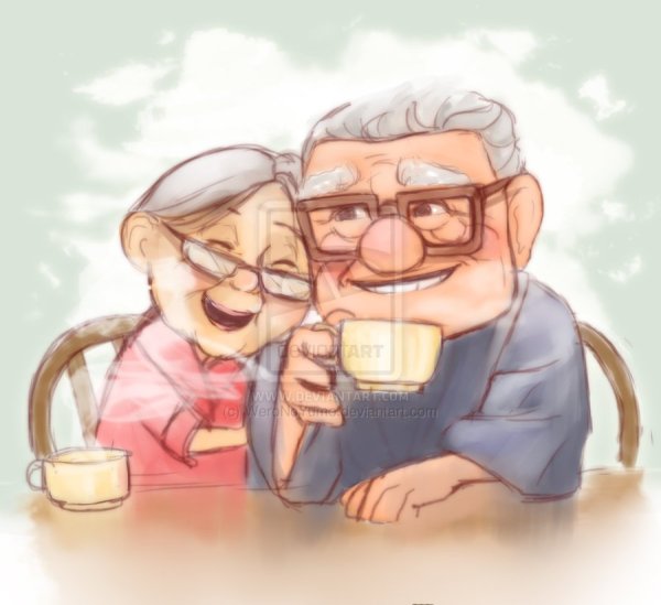 Мультяшные старики