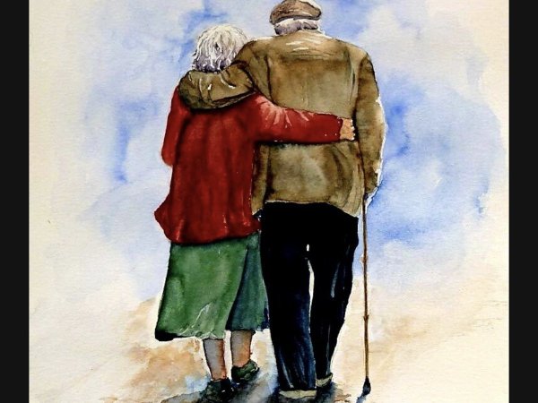 Старичок и старушка