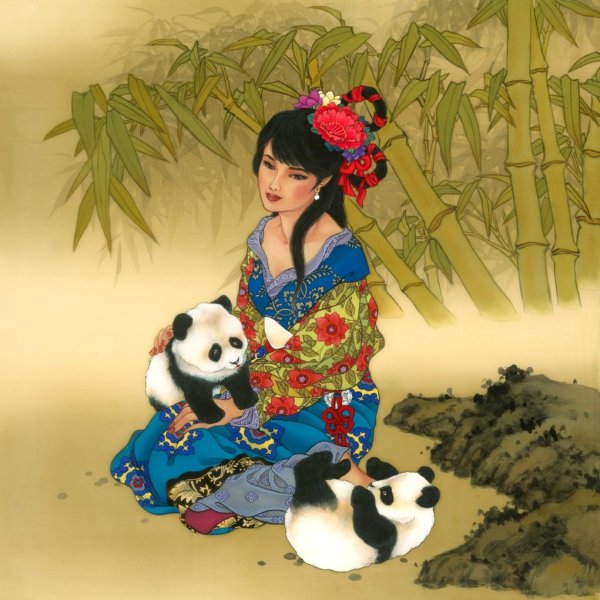 Японский дракон вид сбоку