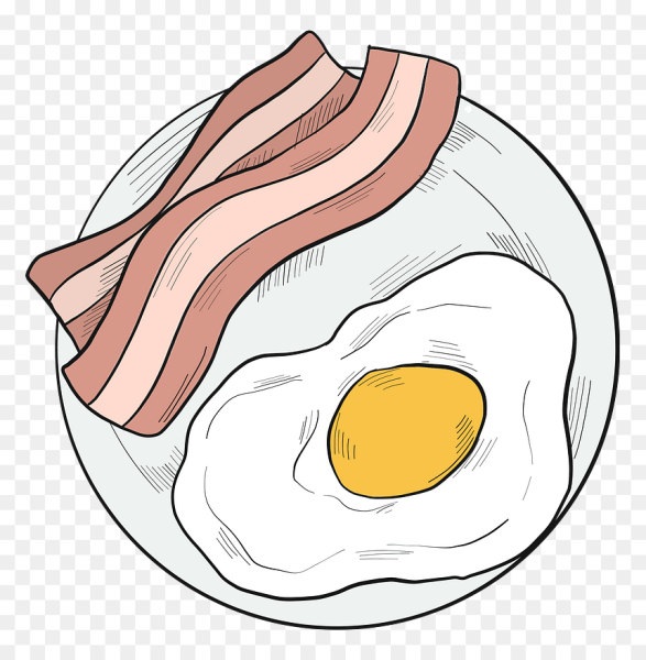 Бекон с глазами