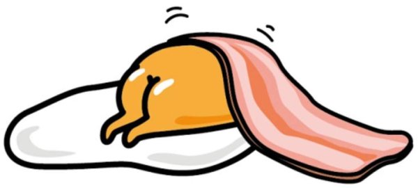 Бекон ломтики лежат рисунок акварелью