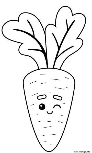 Стикер морковка