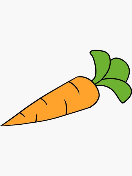 Морковь рисунок
