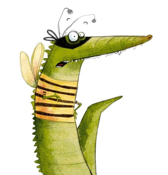 Крокодилы милые рисуночки