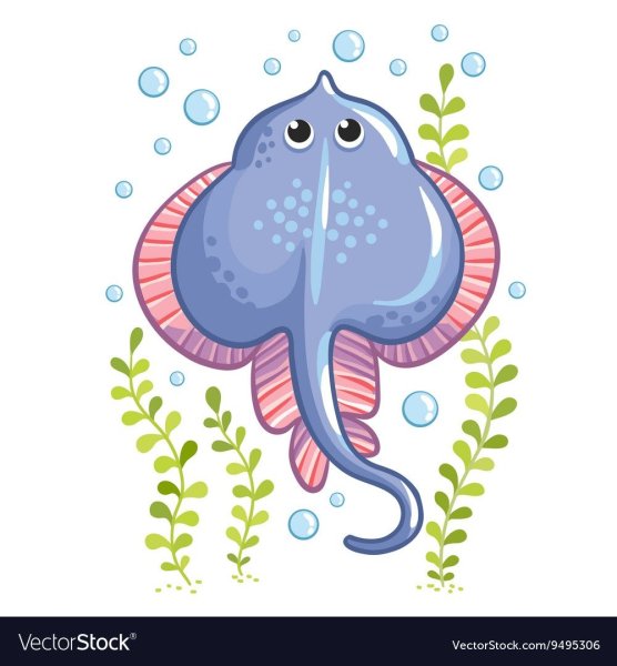 Скат мультяшный