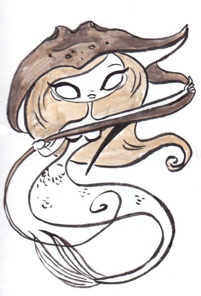 Милый Скат арт