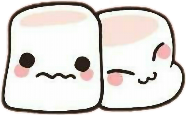 Милые маршмеллоу для срисовки