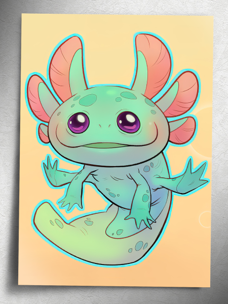 Наоми Лорд аксолотль