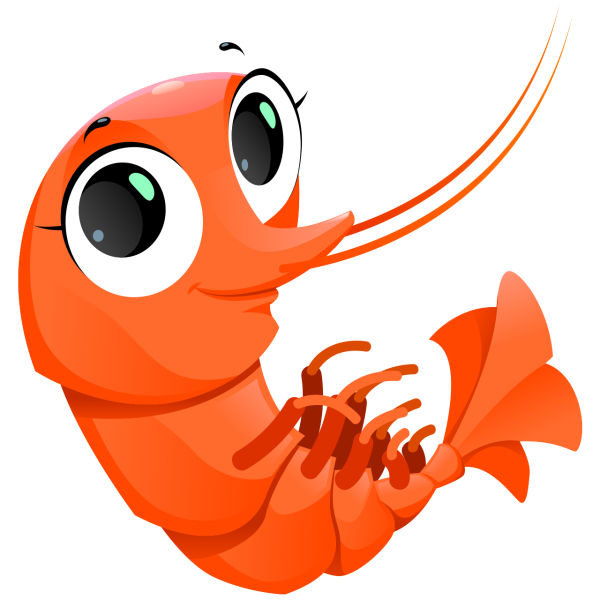 Креветки мультяшные