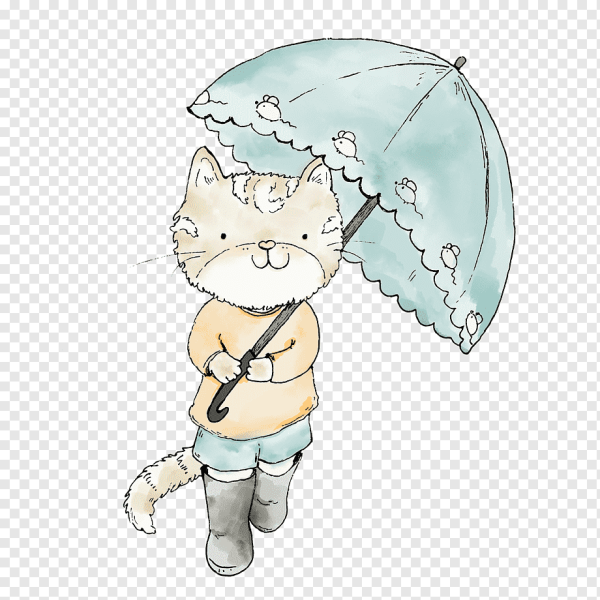 Зайчик под зонтиком