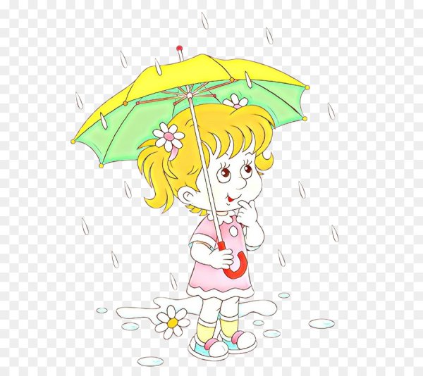 Рисование для детей дождливое лето