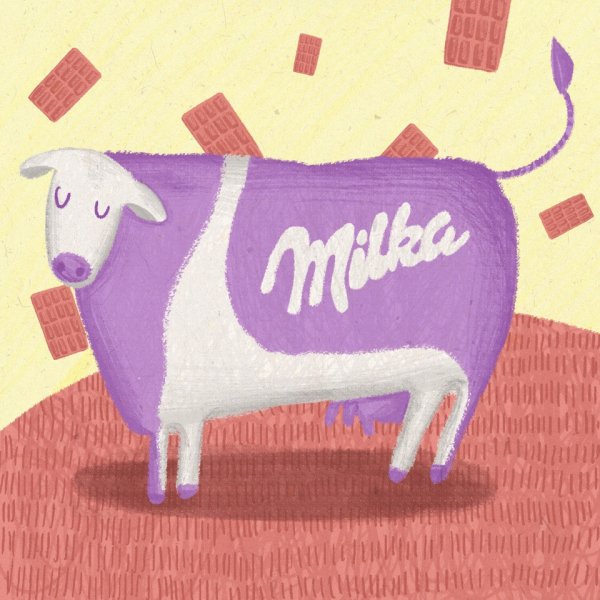 Milka корова