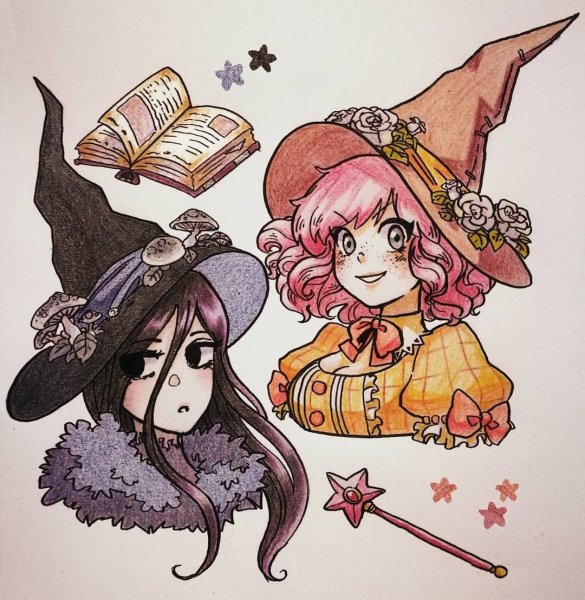 Идеи для рисунков ведьмочки