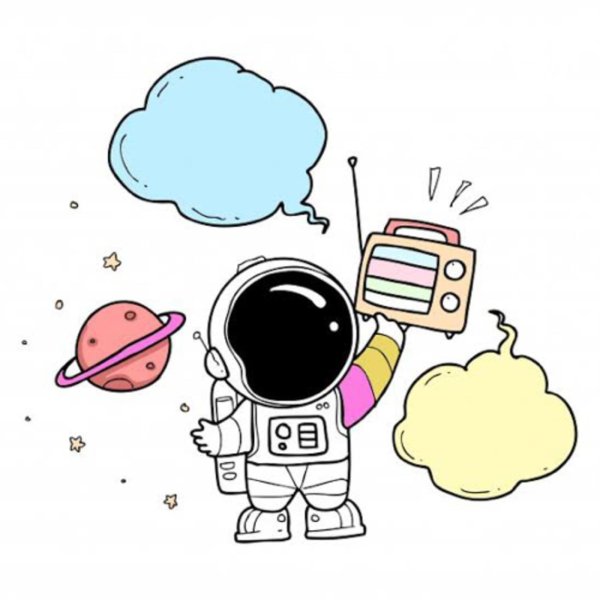 Маленький космонавт рисунок