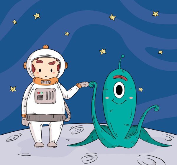 Забавный космонавт