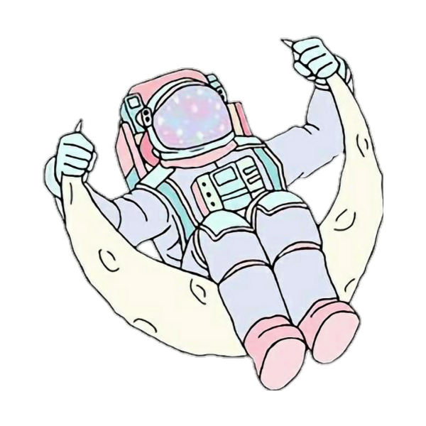 Космонавт стикер