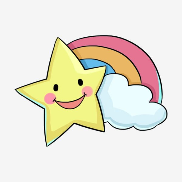 Милый рисунок звезды