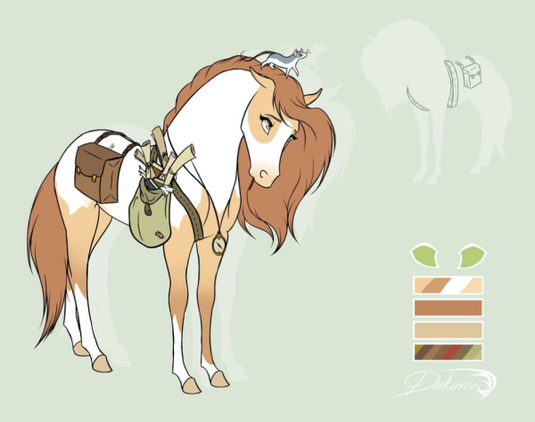 Рисунки милых лошадок