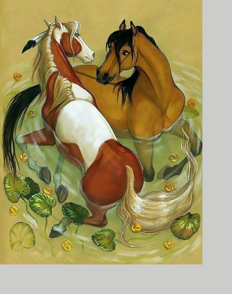 Мультяшные лошади красивые