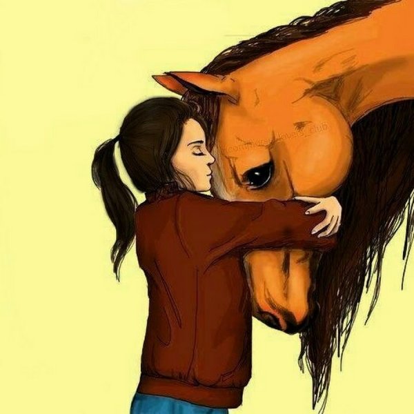 Милые рисунки лошадей