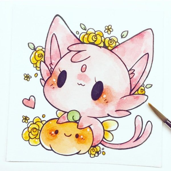 Японский котик обои