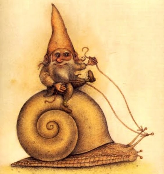 Гномы гравюра