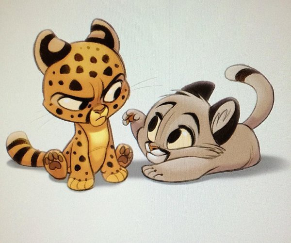 Аниме леопард зверь