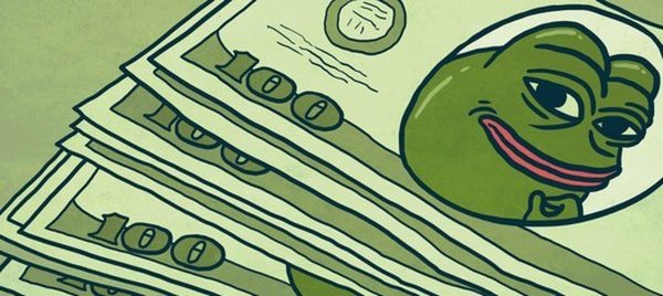 Мешок денег акварель