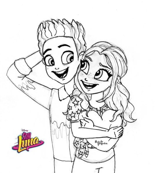 Раскраски soy Luna