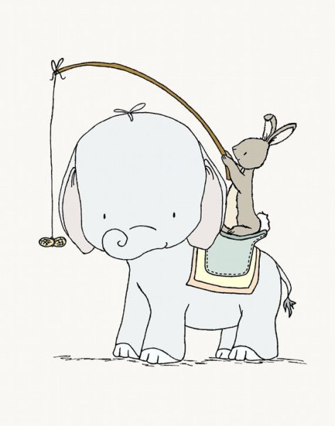 Слоник и заяц