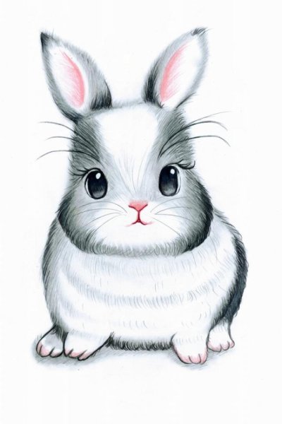Милый кролик мультяшный