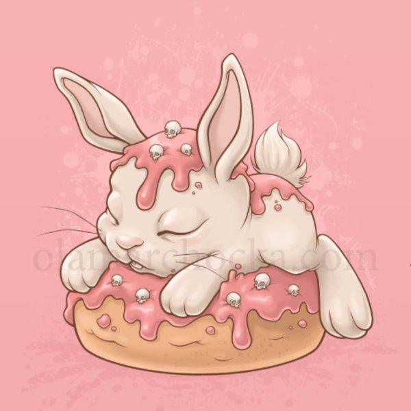 Милые мультяшные кролики