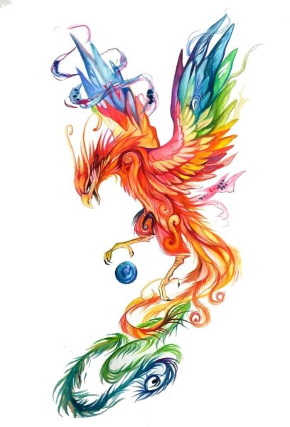 Птица Феникс милая