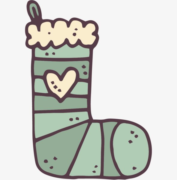 Носок мультяшный