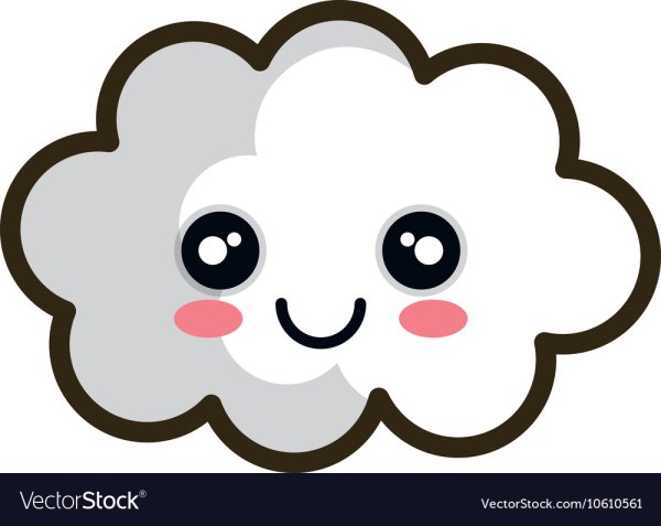 Милое облачко с глазками