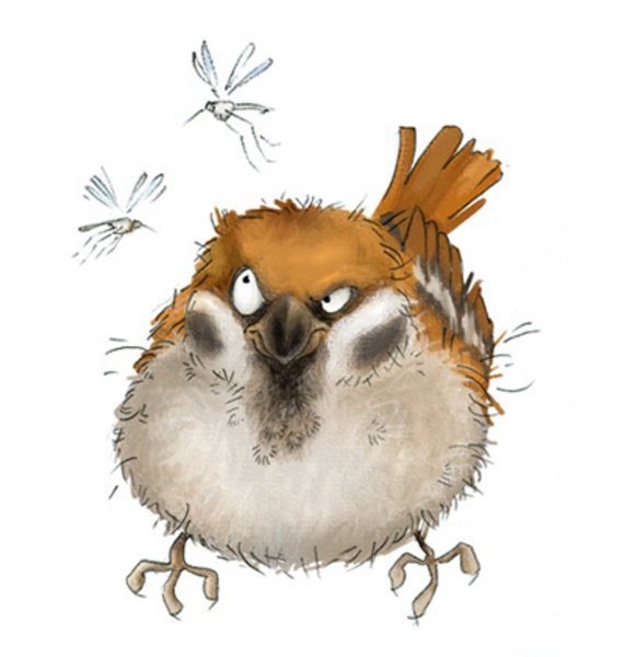 Две влюбленные птички