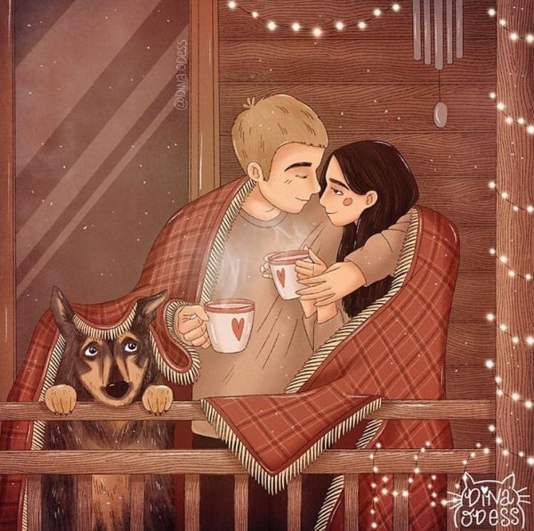 Романтические иллюстрации