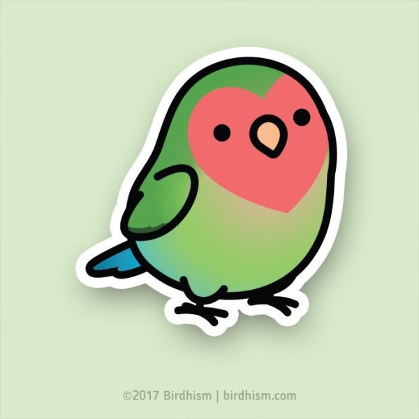 Кавайные попугайчики