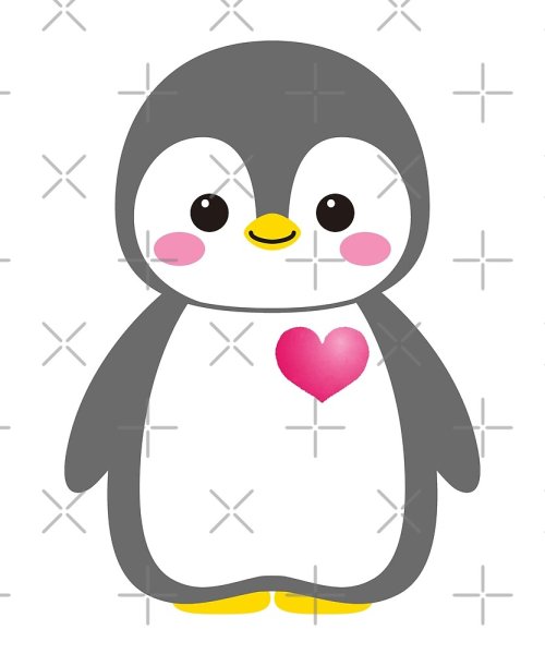 Милые пингвины для срисовки