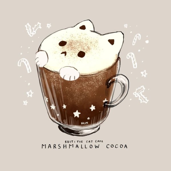 Милое кофе с глазками