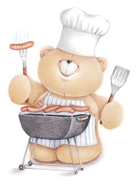 Медведь в поварском колпаке