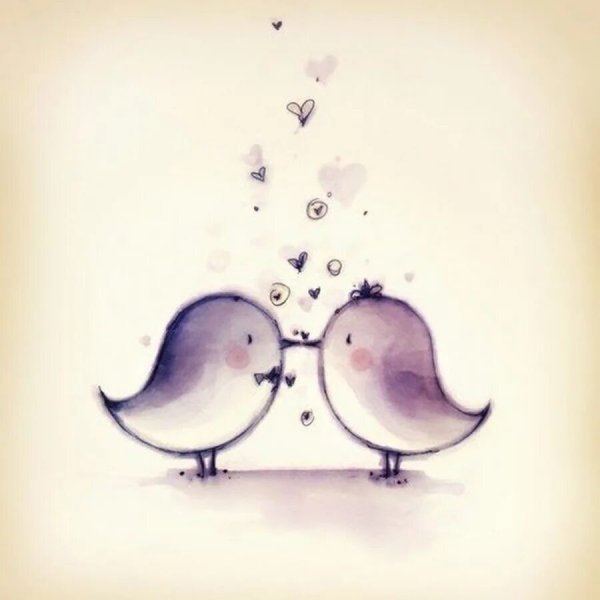 Милые Акварельные рисунки