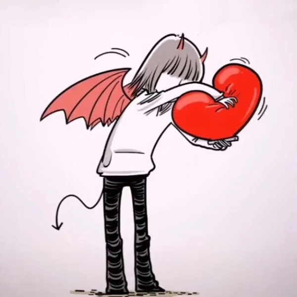 Страшный кролик рисунок