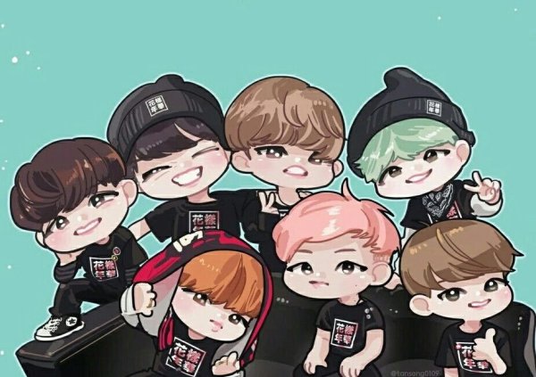 Чиби БТС вся группа