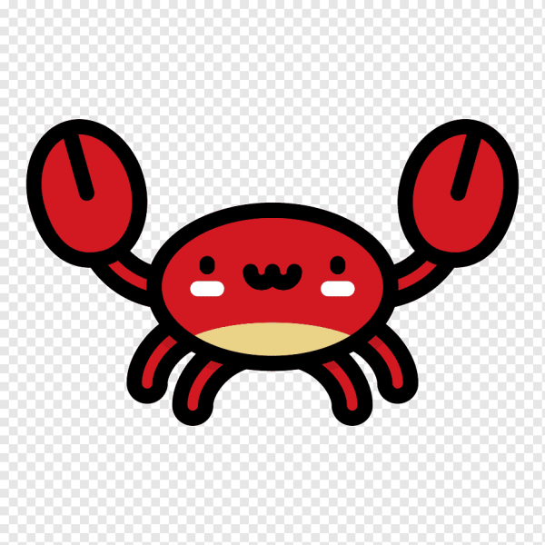 Крабик мультяшный